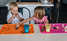 Load image into Gallery viewer, Splattmat Silicone Placemat for Kids – New All Ages Suctioned Splat Mat – Multipurpose Toddler Play Mat for Arts and Crafts, Painting, Meal Time – Dishwasher Safe Silicone Baby Placemat - Splattmat