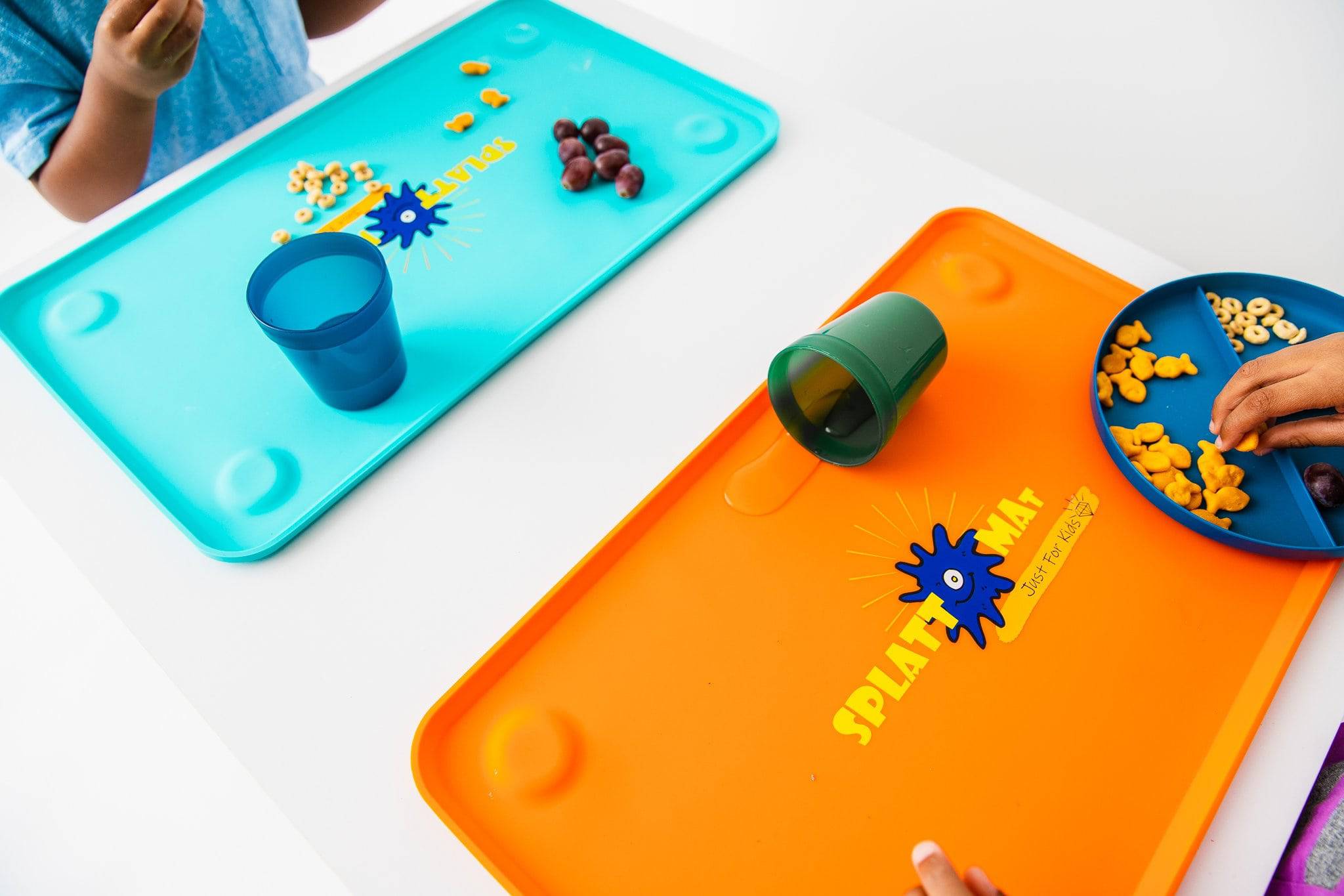 New Splattmat Premium All Ages Suctioned Silicone Placemat for Kids